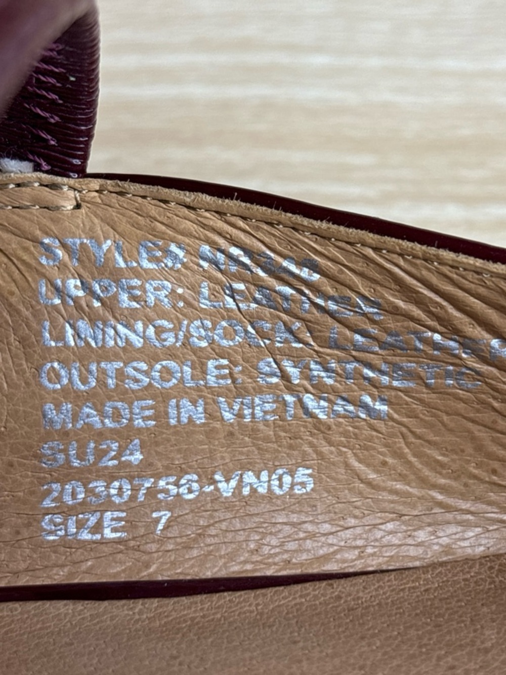 Madewell Burgundy Patent Leather Mary Jane Flats Womens Slip On - Picture 4 of 7